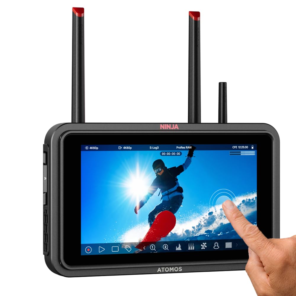 Amazon | Atomos Ninja TX 5.2インチ 外部モニター 1500nit HDR 8K RAW
